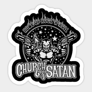 Church Of Satan - Home of Rock 'N' Roll Sticker